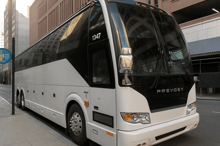 a Fairfield Coach Bus Service coach bus