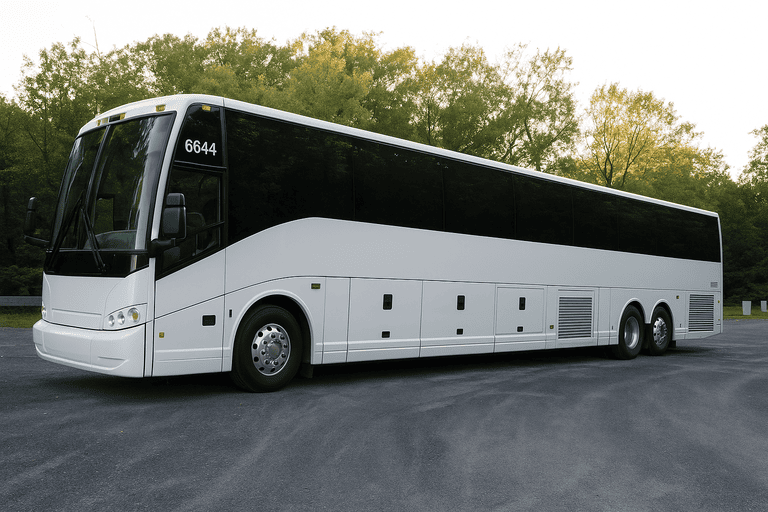 exterior of Fairfield Coach Bus Service coach bus