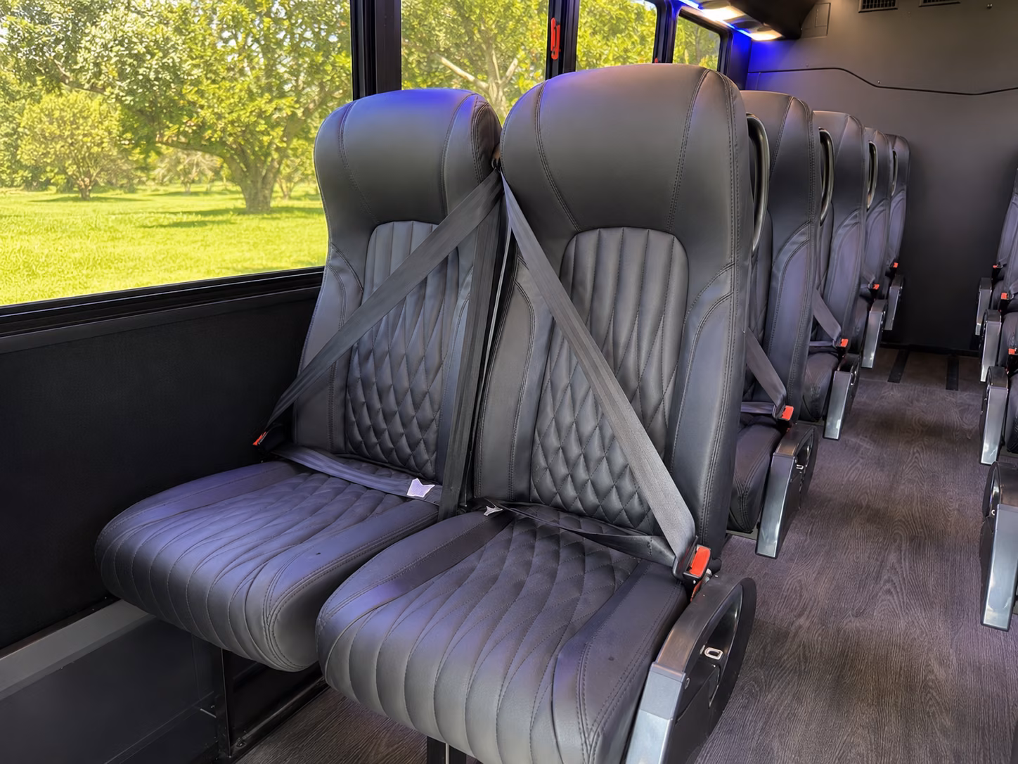 charter buses for fairfield vineyard and wine country wedding weekends