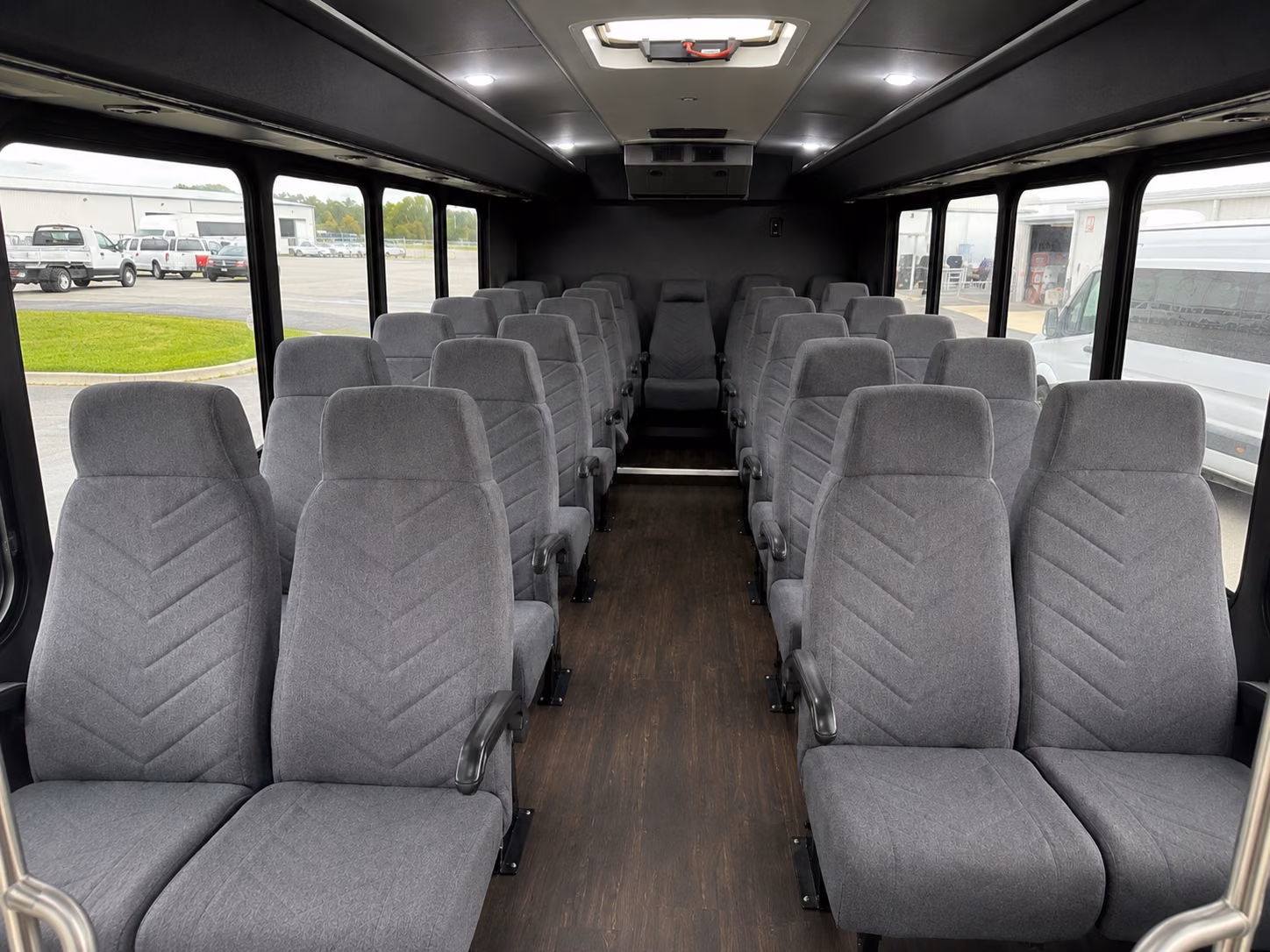 fairfield 15 passenger minibus inside