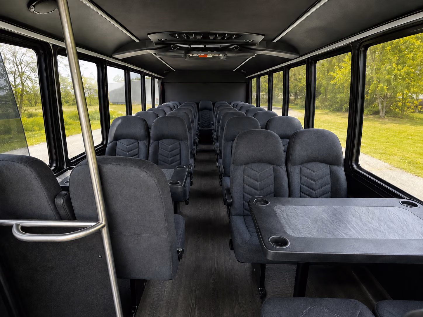 fairfield 15 passenger minibus interior