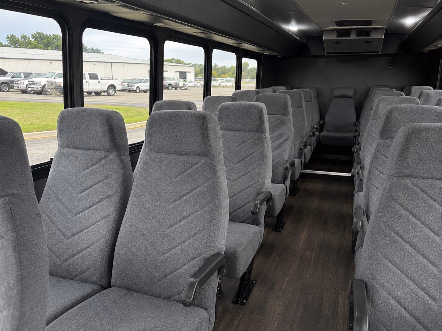 fairfield 18 passenger minibus interior