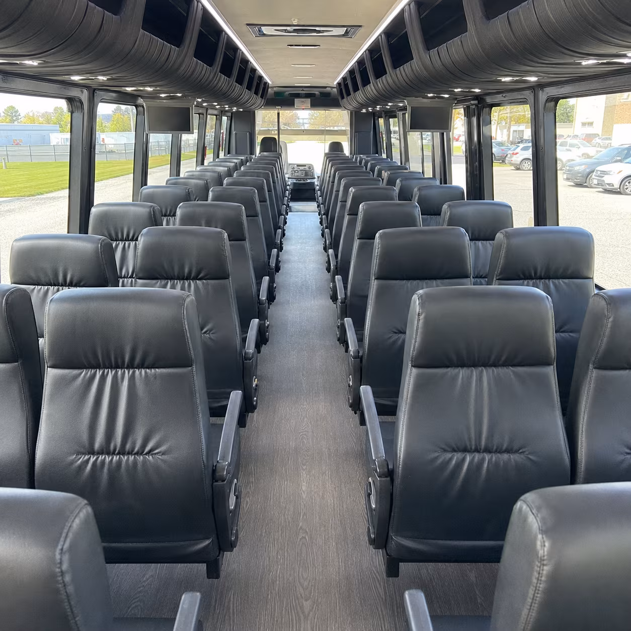fairfield 25 passenger minibus interior
