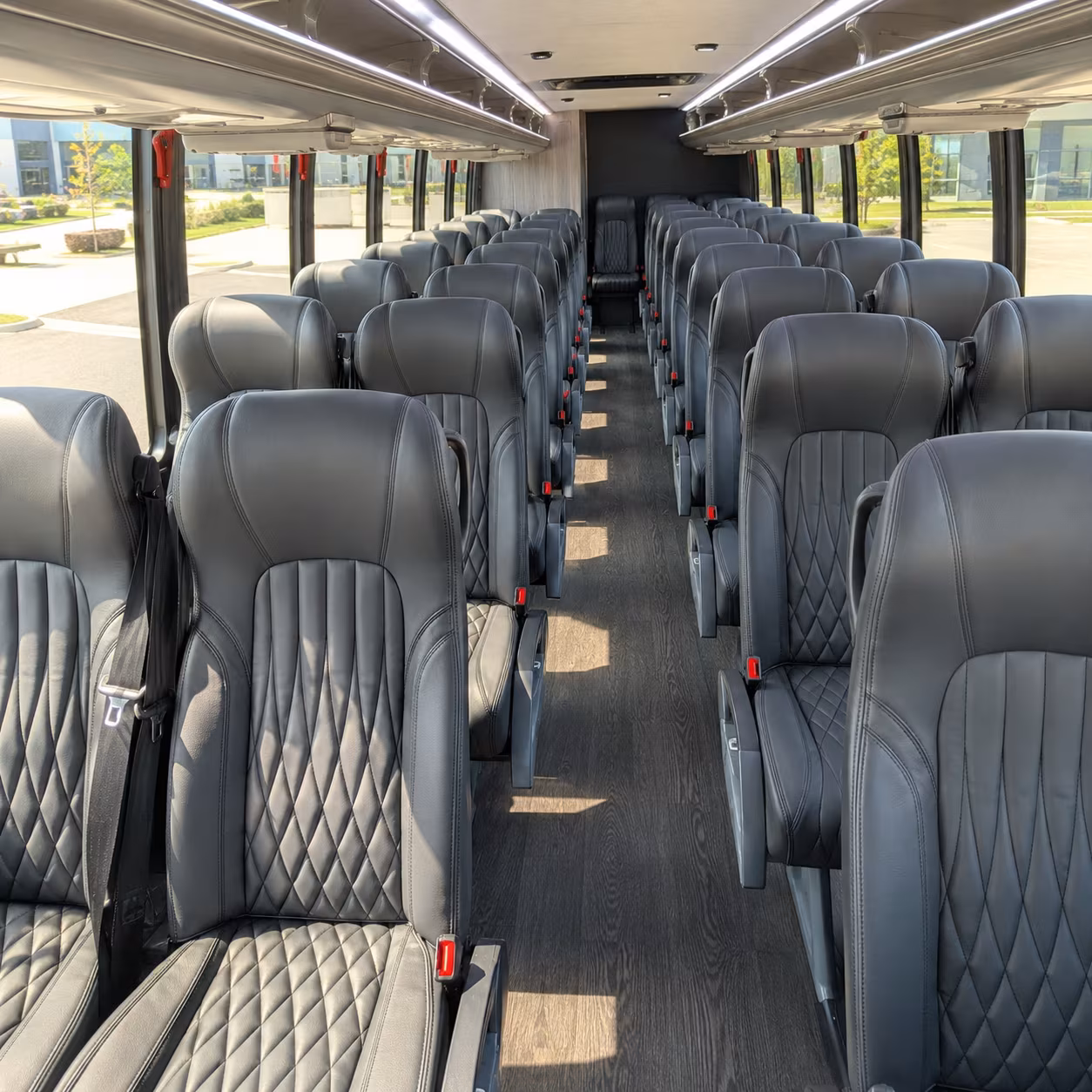 fairfield 35 passenger minibus interior