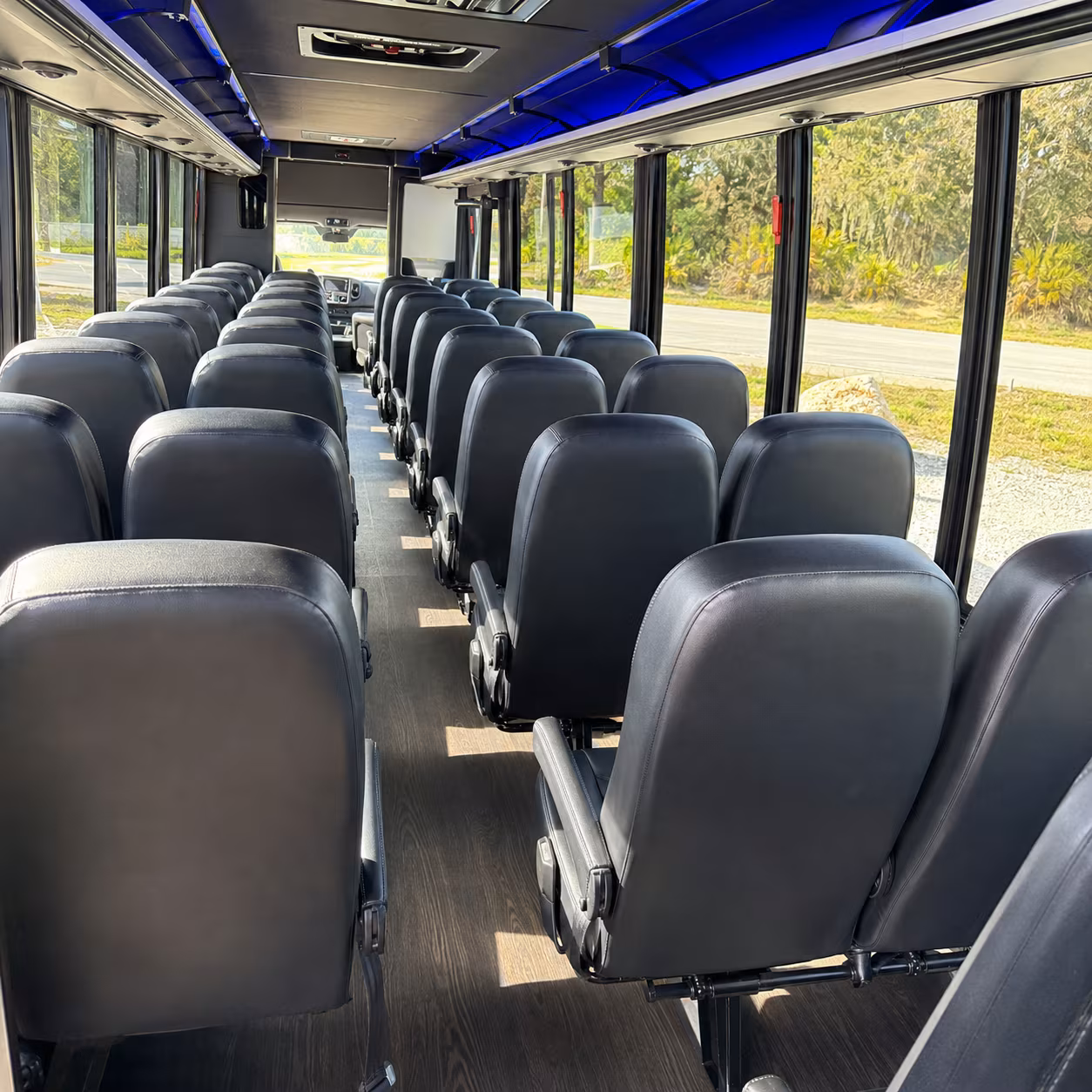 fairfield concert transportation onboard seating
