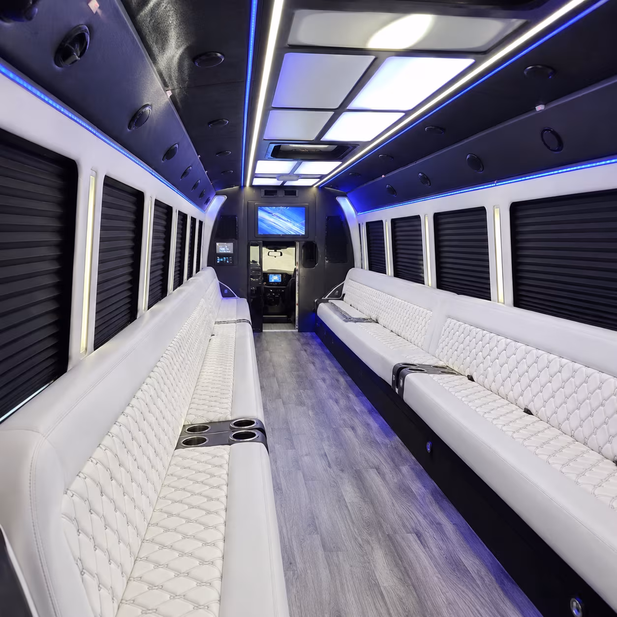 fairfield party bus inside