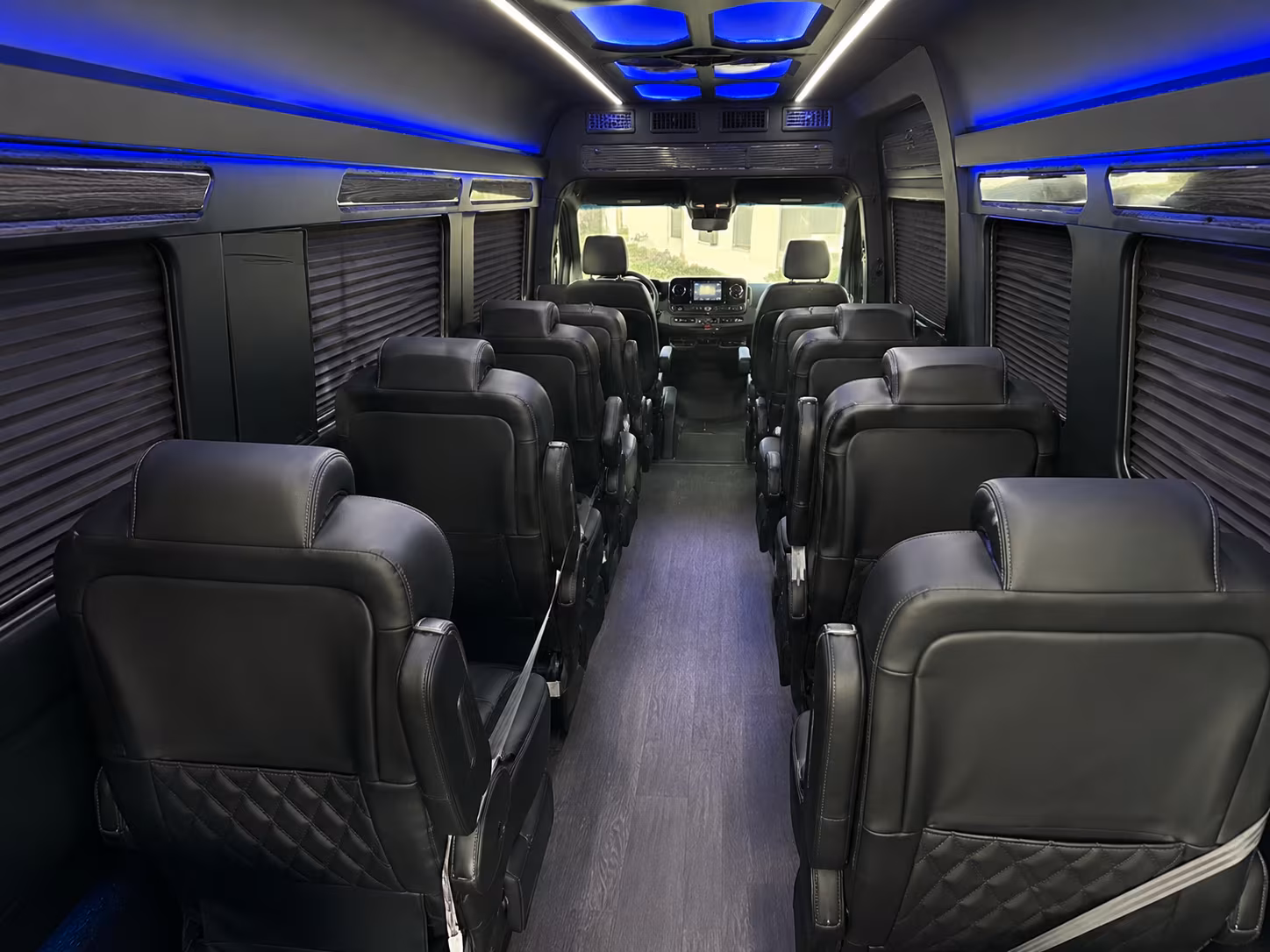 fairfield sprinter van with driver inside