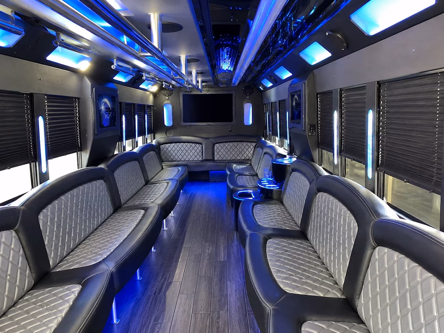 fairfield wedding party bus rental