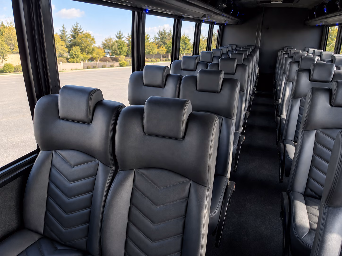 shuttle buses for fairfield wedding guests between hotels and venues